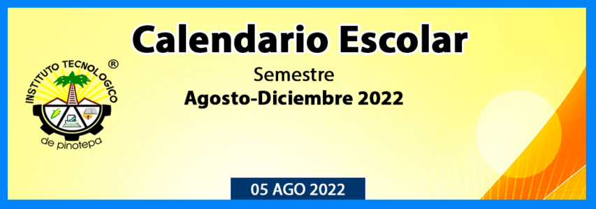 Tecnm Campus Pinotepa Calendario Escolar Semestre Ago Dic